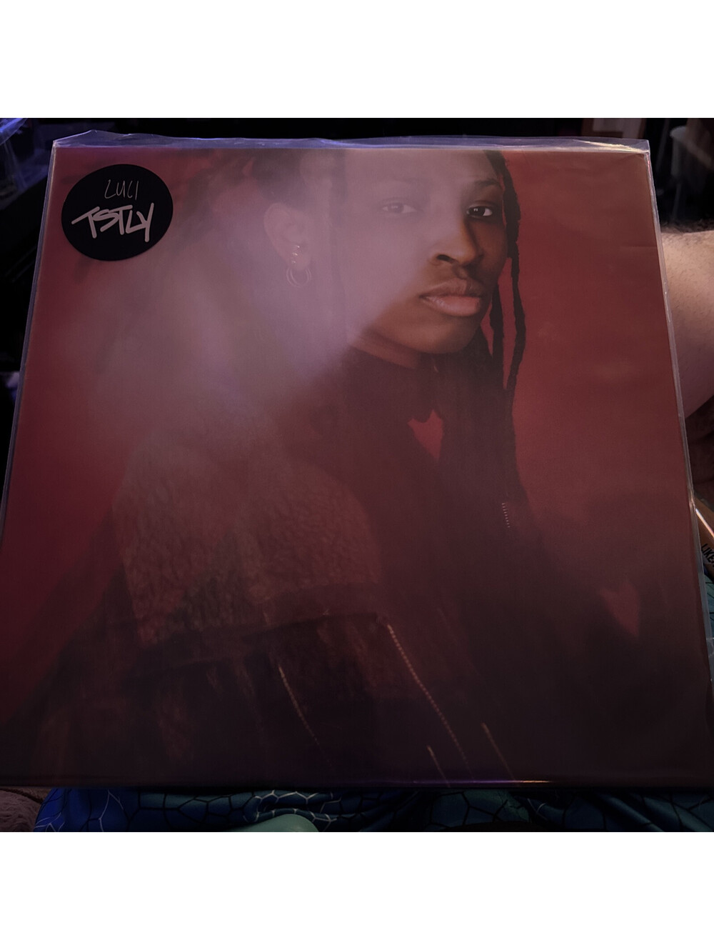 LUCI - THEY SAY THEY LOVE YOU - VINYL LP RED LIMITED ED - SPLIT SEAM Open Box